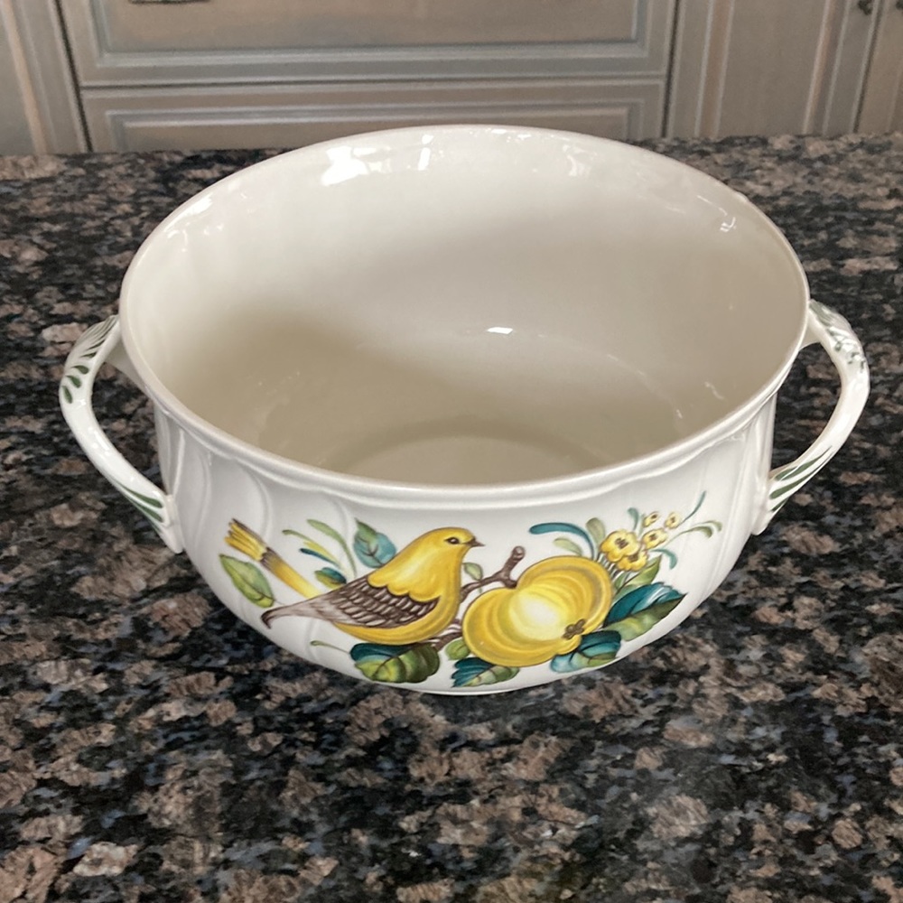 VILLEROY & BOCH JAMAICA SOUP TUREEN CASSEROLE COVERED LARGE SERVER - Picture 2 of 11